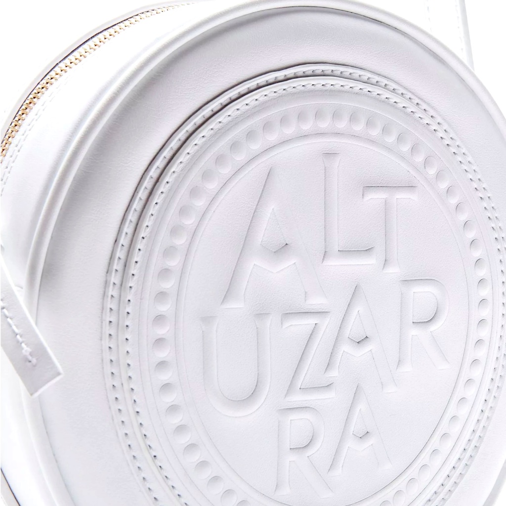 Altuzarra White Medallion Round Crossbody Bag / Shoulder Bag — image 6 of 8